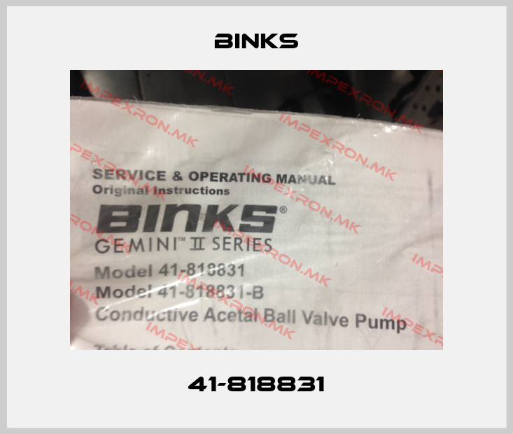 Binks-41-818831price