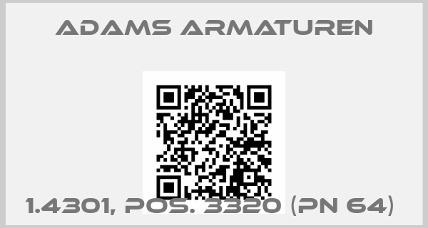 Adams Armaturen-1.4301, pos. 3320 (PN 64) price