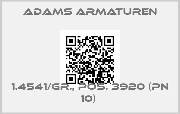 Adams Armaturen-1.4541/Gr., pos. 3920 (PN 10) price