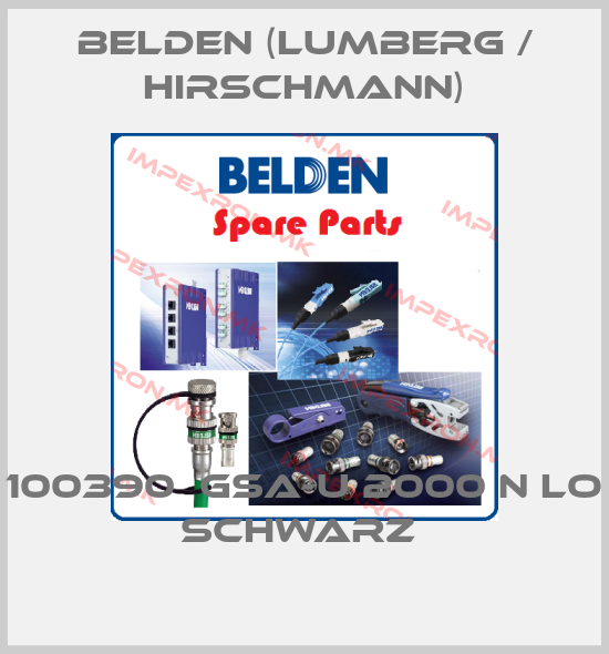 Belden (Lumberg / Hirschmann)-100390  GSA-U 2000 N LO SCHWARZ price