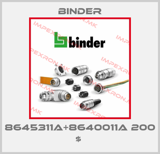 Binder-8645311A+8640011A 200 $ price