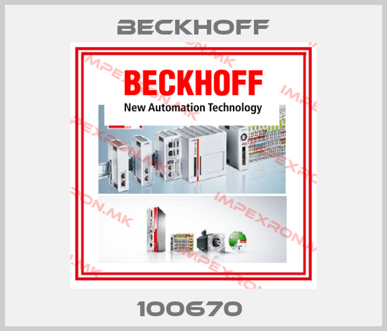 Beckhoff-100670 price