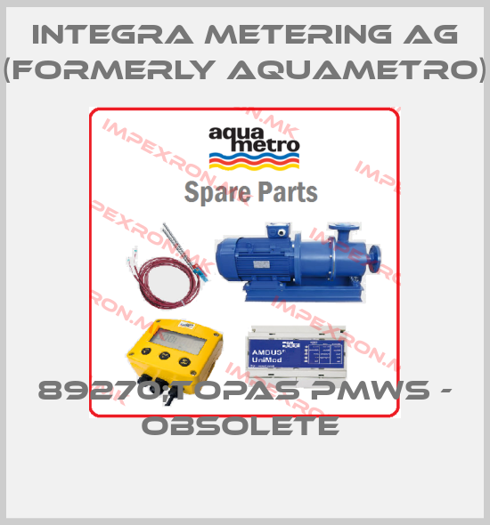 Integra Metering AG (formerly Aquametro)-89270;TOPAS PMWS - OBSOLETE price