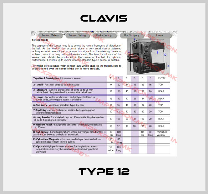 Clavis-Type 12price
