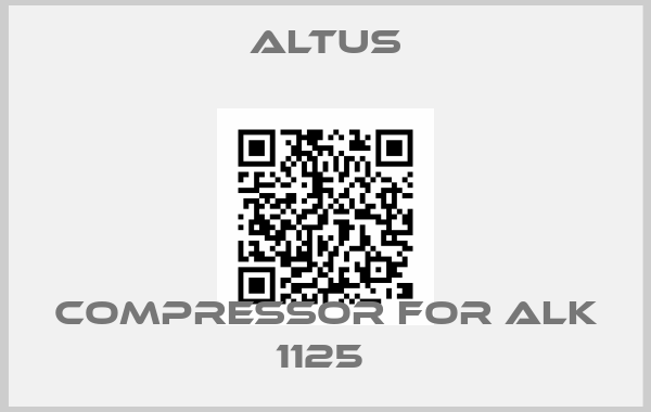 Altus-Compressor For ALK 1125 price