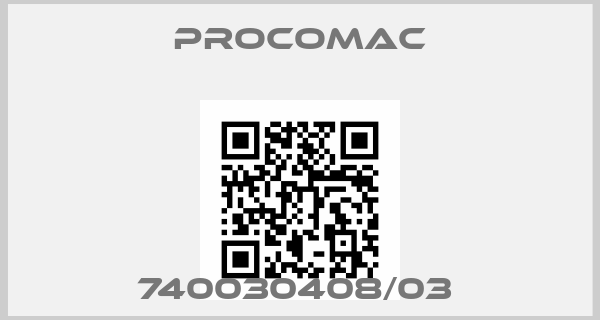 Procomac-740030408/03 price