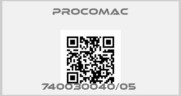 Procomac-740030040/05 price