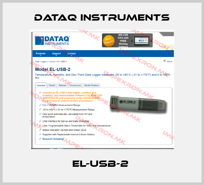 Dataq Instruments-EL-USB-2 price