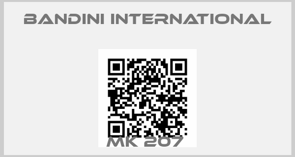 Bandini International-MK 207 price