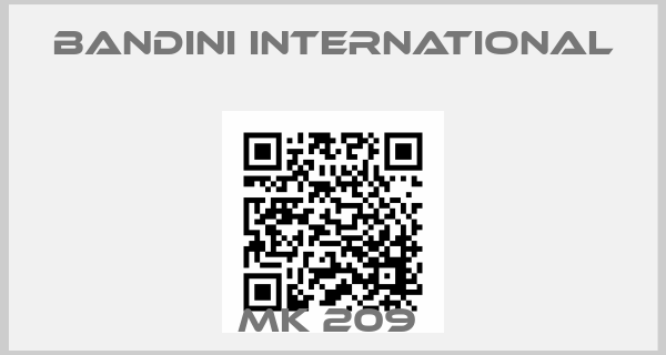 Bandini International-MK 209 price