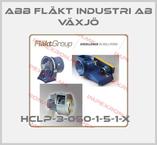 ABB Fläkt industri AB Växjö-HCLP-3-050-1-5-1-X  price