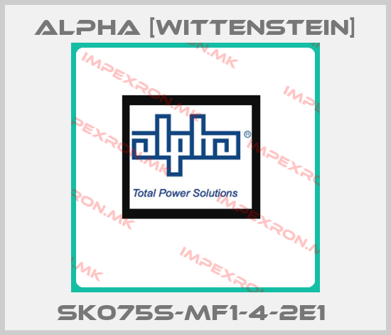 Alpha [Wittenstein]-SK075S-MF1-4-2E1 price