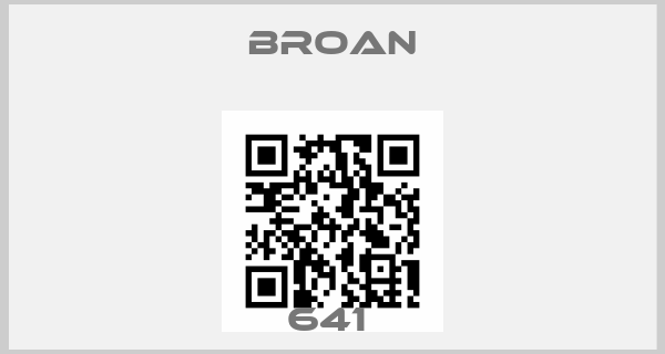Broan-641 price