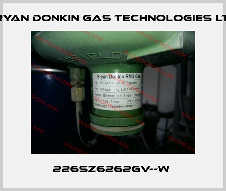 Bryan Donkin Gas Technologies Ltd.-226SZ6262GV--W price