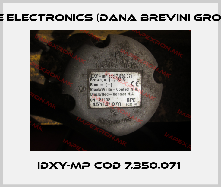 BPE Electronics (Dana Brevini Group)-IDXY-mP cod 7.350.071 price