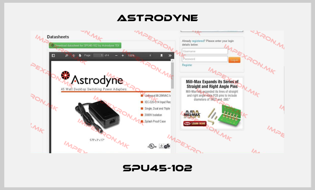 Astrodyne-SPU45-102price