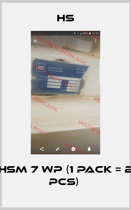 HS-HSM 7 WP (1 Pack = 2 Pcs) price
