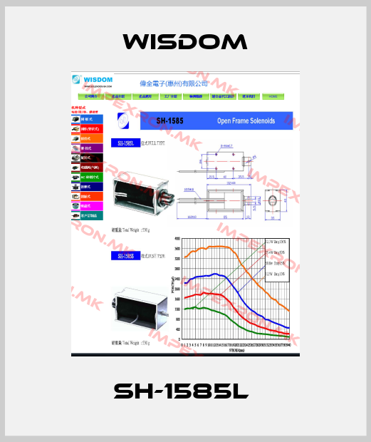 WISDOM-SH-1585L price