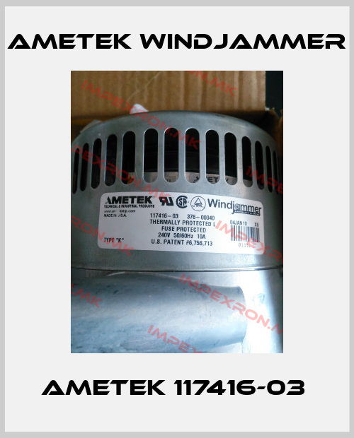 Ametek Windjammer-AMETEK 117416-03 price