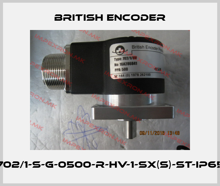 British Encoder-702/1-S-G-0500-R-HV-1-SX(S)-ST-IP65price