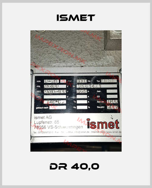 Ismet-DR 40,0 price