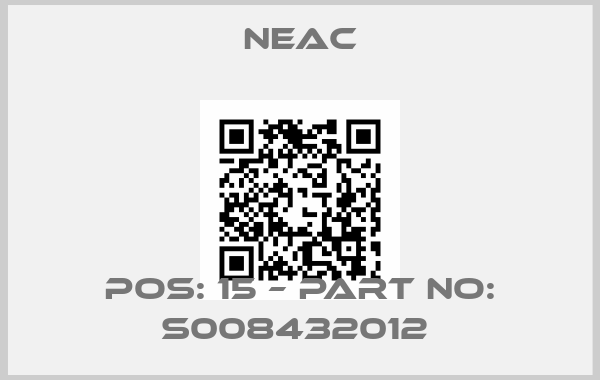 NEAC-POS: 15 – PART NO: S008432012 price
