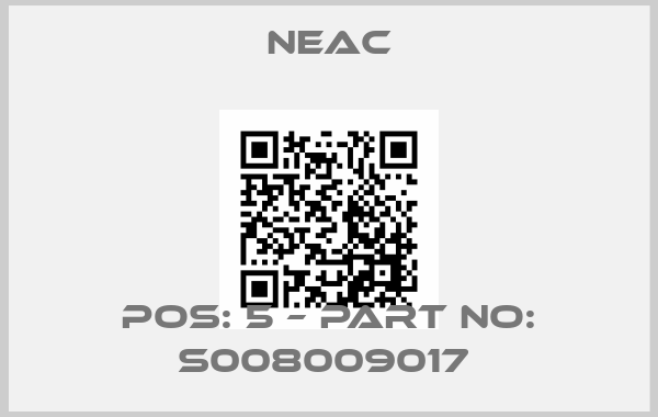 NEAC-POS: 5 – PART NO: S008009017 price