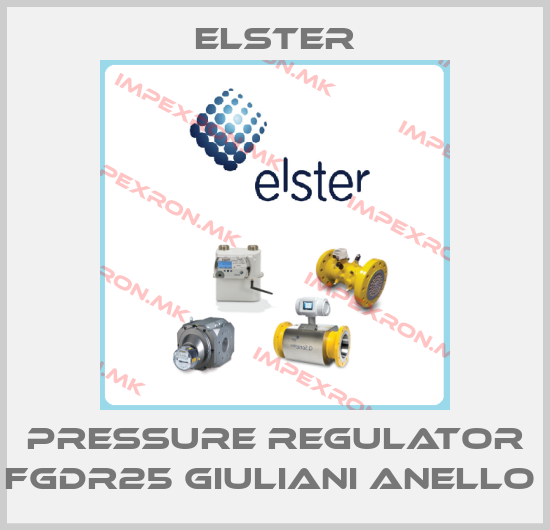 Elster-Pressure Regulator FGDR25 Giuliani Anello price