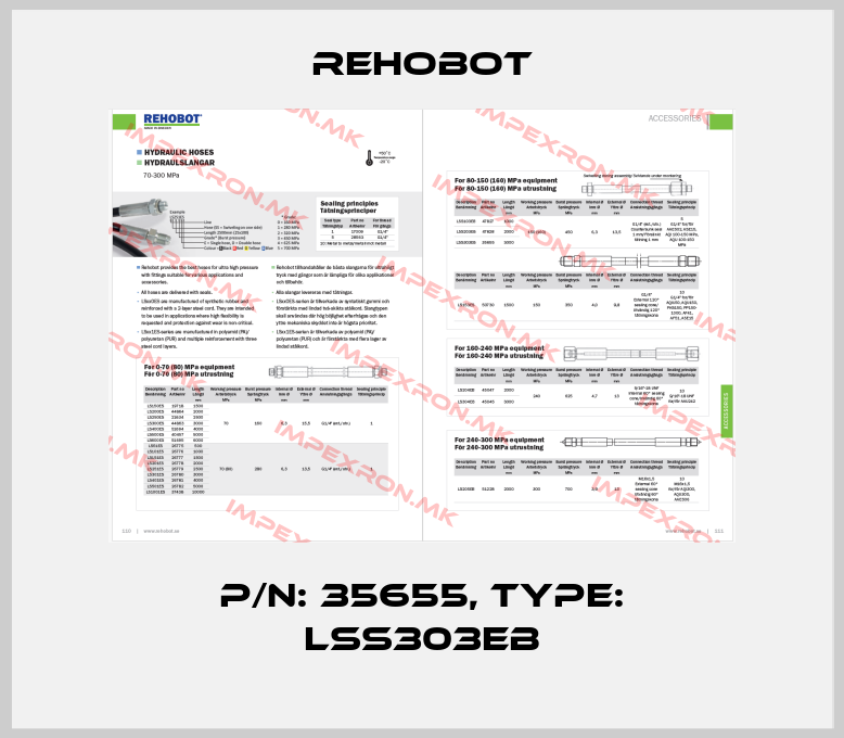 Rehobot-p/n: 35655, Type: LSS303EBprice