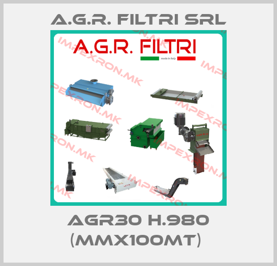 A.G.R. Filtri Srl-AGR30 H.980 (mmx100MT) price