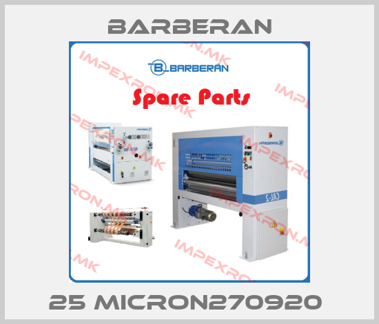 Barberan-25 MICRON270920 price