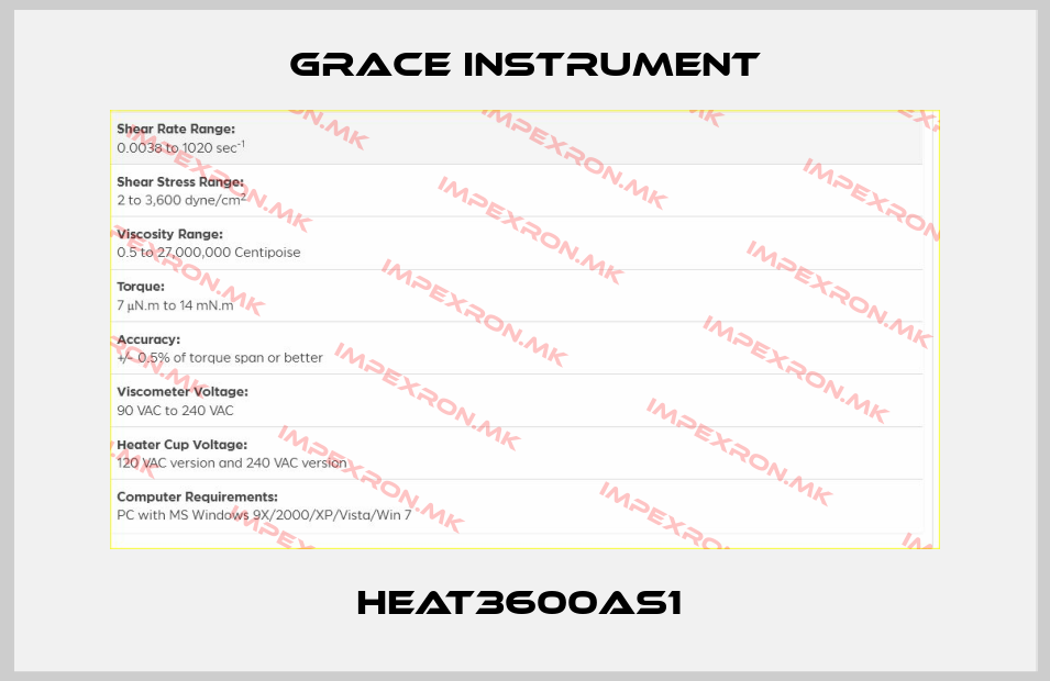 Grace Instrument-HEAT3600AS1 price