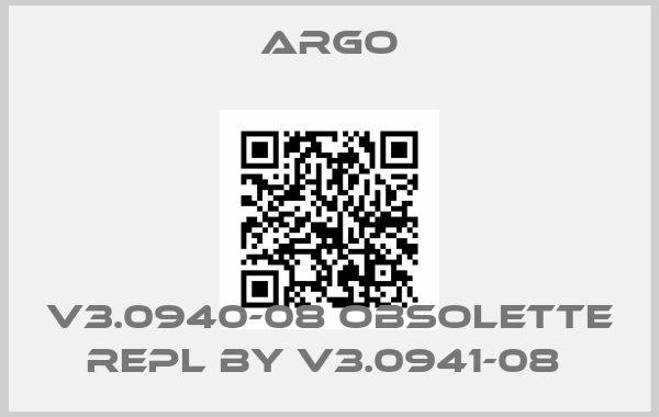 Argo-V3.0940-08 obsolette repl by V3.0941-08 price