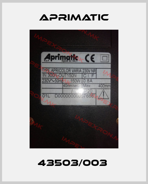 Aprimatic-43503/003 price