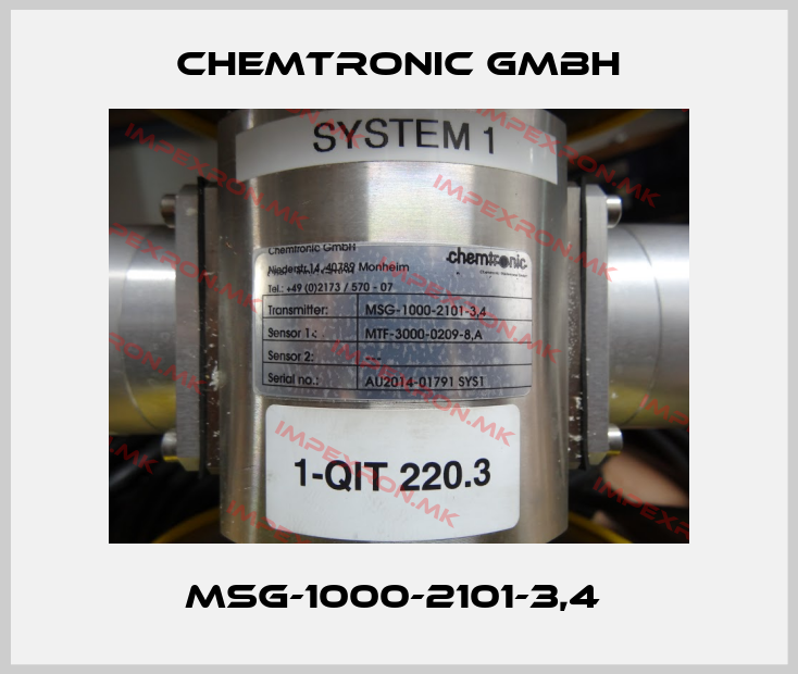 Chemtronic GmbH-MSG-1000-2101-3,4 price