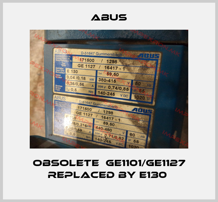 Abus-Obsolete  GE1101/GE1127 replaced by E130 price