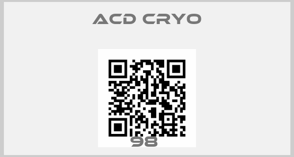 Acd Cryo-98 price
