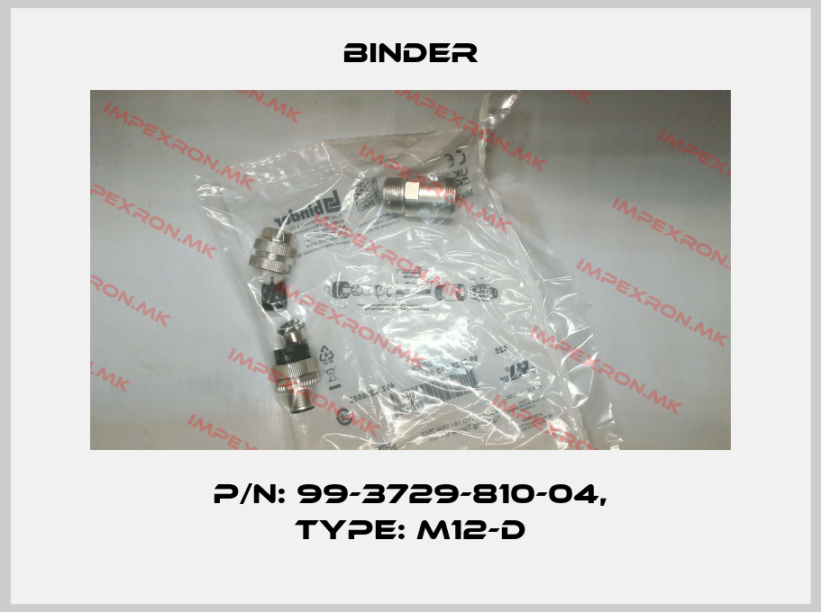 Binder-P/N: 99-3729-810-04, Type: M12-Dprice