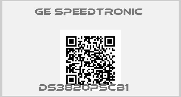 GE Speedtronic -DS3820PSCB1    price