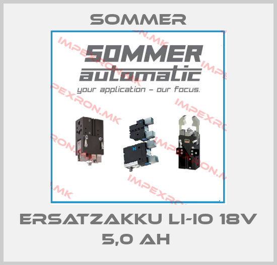 Sommer-Ersatzakku Li-Io 18V 5,0 Ah price