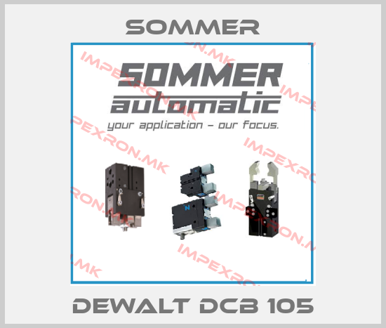 Sommer-DeWalt DCB 105price
