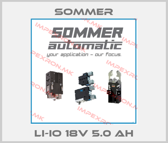 Sommer-Li-Io 18V 5.0 Ahprice