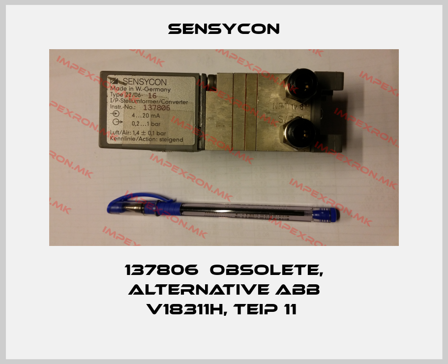 SENSYCON-137806  Obsolete, alternative ABB V18311H, TEIP 11 price