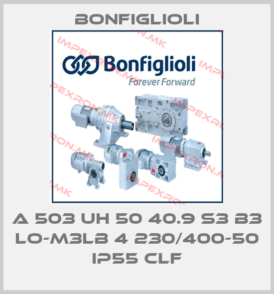Bonfiglioli-A 503 UH 50 40.9 S3 B3 LO-M3LB 4 230/400-50 IP55 CLFprice