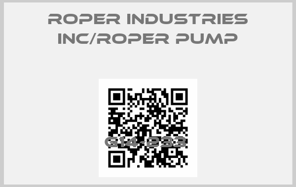 ROPER INDUSTRIES INC/ROPER PUMP-G14-233 price