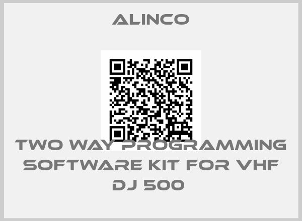 ALINCO-Two Way Programming Software Kit For VHF DJ 500 price