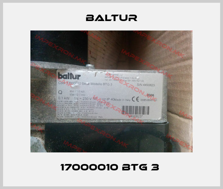 Baltur-17000010 BTG 3 price