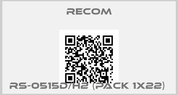 Recom-RS-0515D/H2 (pack 1x22) price