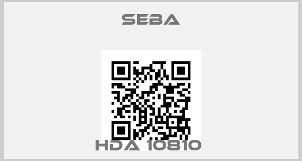 SEBA-HDA 10810 price