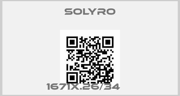 SOLYRO-1671X.26/34    price